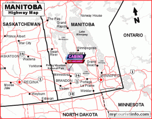 Manitoba  on Manitoba Map